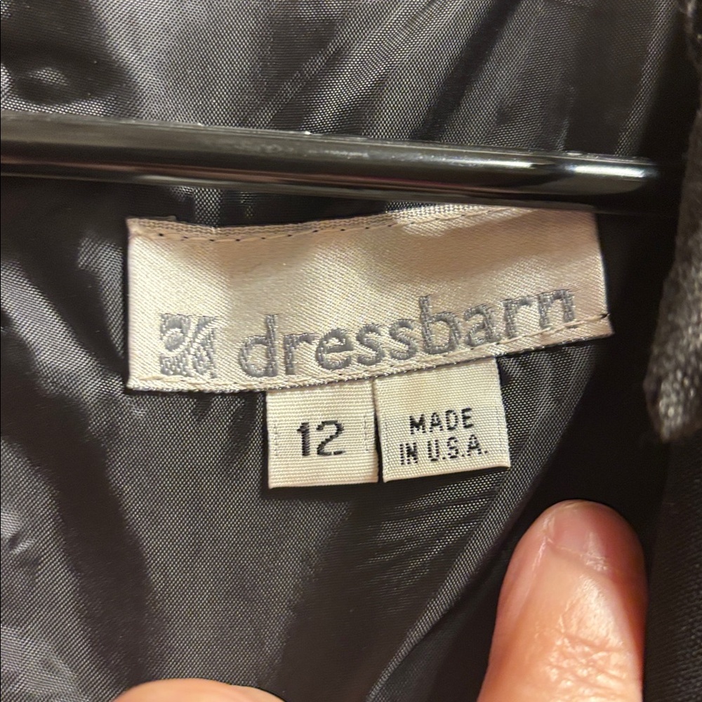 dressbarn Classic Black Midi Dress - Picture 3 of 4